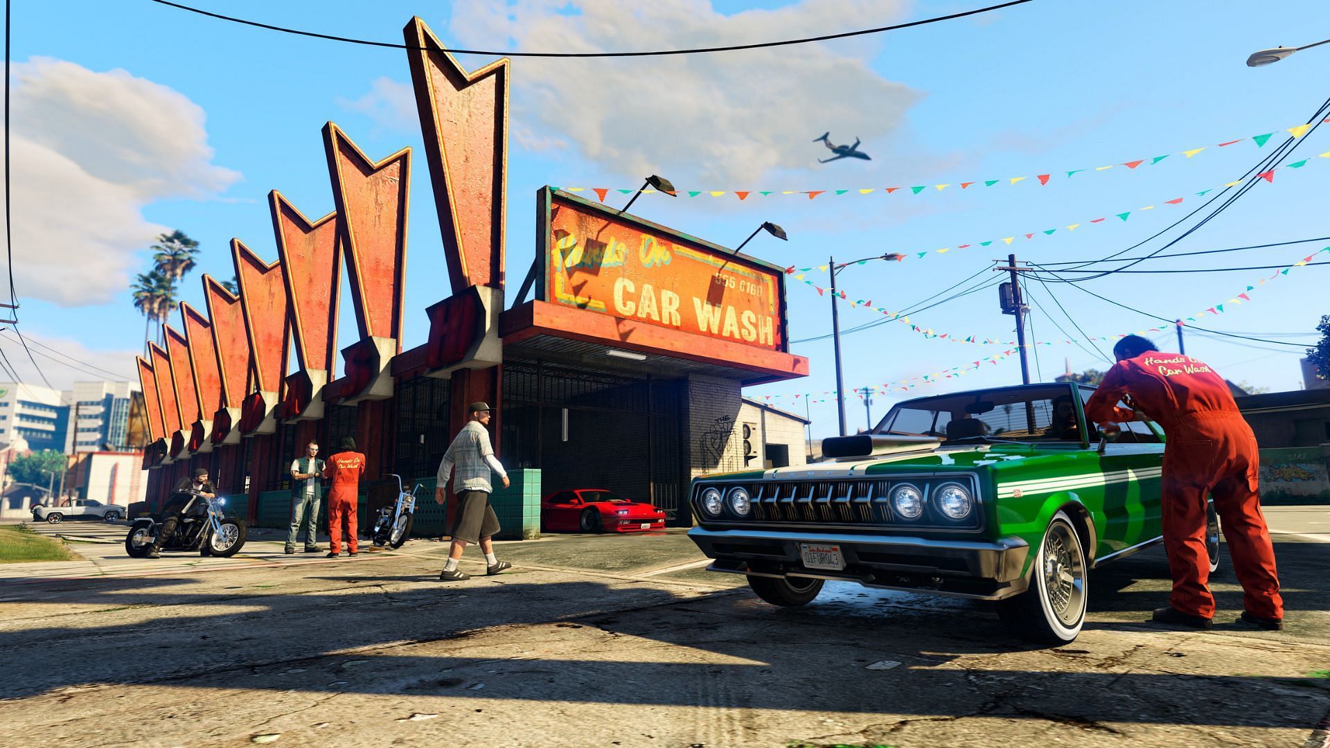 A promotional picture of the new GTA 5 update today (Image via Rockstar Games)